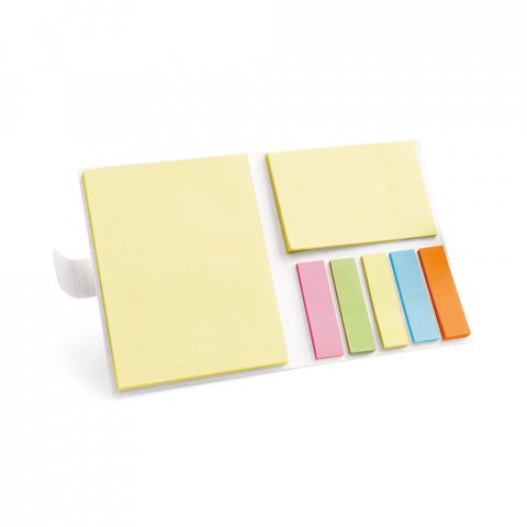 LEWIS. Set di 7 tipi di note adesive - Naturale