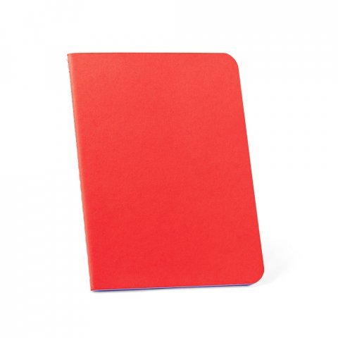 RAYSSE. Bloc-notes B7 avec feuilles lign&eacute;es - Rouge