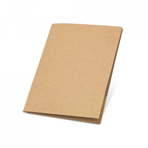 PUZO. A4 documentenmap, gemaakt van 100% gerecycled papier (400 g/m&sup2;) - Naturel