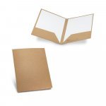 PUZO. A4 documentenmap, gemaakt van 100% gerecycled papier (400 g/m&sup2;)