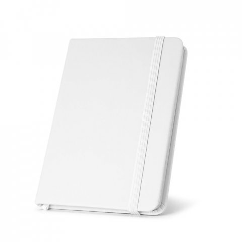 HEMINGWAY. A5 PU notisblokk med blanke ark - Hvit