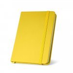 HEMINGWAY. A5 PU notisblokk med blanke ark - Gul 