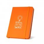 HEMINGWAY. A5 PU notisblokk med blanke ark - Oransje