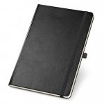 TWAIN. A5 notatbok med linjerte ark i elfenbensfarget - Svart