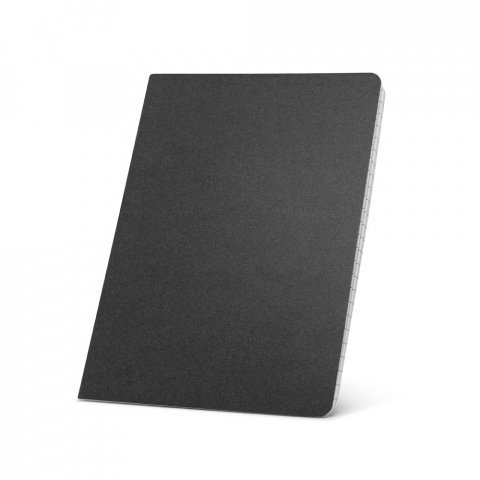 ECOWN. Block notes A5 con pagine a righe - Nero