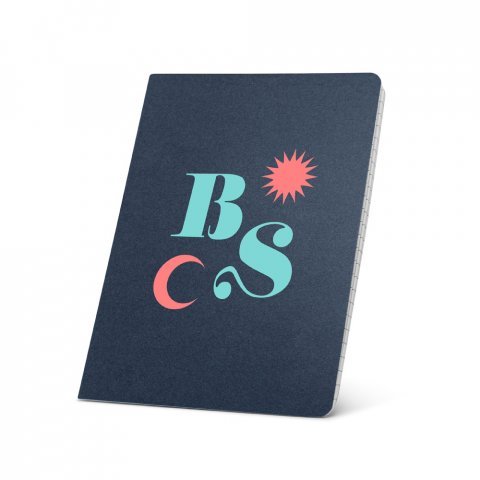 ECOWN. Block notes A5 con pagine a righe - Blu