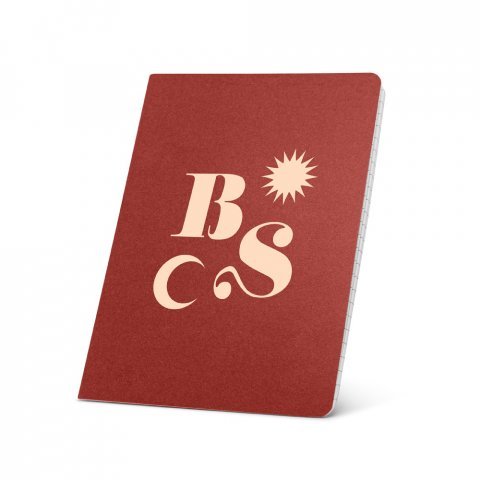 ECOWN. Block notes A5 con pagine a righe - Rosso