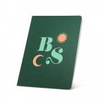 ECOWN. Block notes A5 con pagine a righe - Verde scuro
