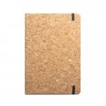 FREUD. Sada pozn&aacute;mkov&eacute;ho bloku A5 a kuličkov&eacute;ho pera z korku - Př&iacute;rodn&iacute;