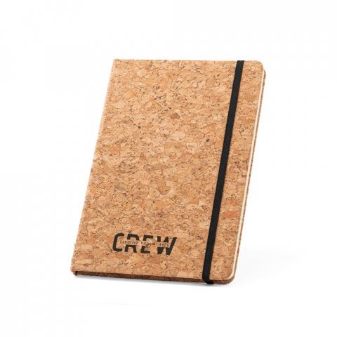 FREUD. Sada pozn&aacute;mkov&eacute;ho bloku A5 a kuličkov&eacute;ho pera z korku - Př&iacute;rodn&iacute;