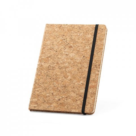 FREUD. Sada pozn&aacute;mkov&eacute;ho bloku A5 a kuličkov&eacute;ho pera z korku - Př&iacute;rodn&iacute;