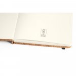 FREUD. Sada pozn&aacute;mkov&eacute;ho bloku A5 a kuličkov&eacute;ho pera z korku - Př&iacute;rodn&iacute;