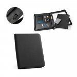EMERGE FOLDER II. A4 folder in recycled polyester (100% rPET) 300D with zipper