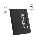 EMERGE FOLDER II. A4 map in gerecycled polyester (100% rPET) 300D met elastische sluiting