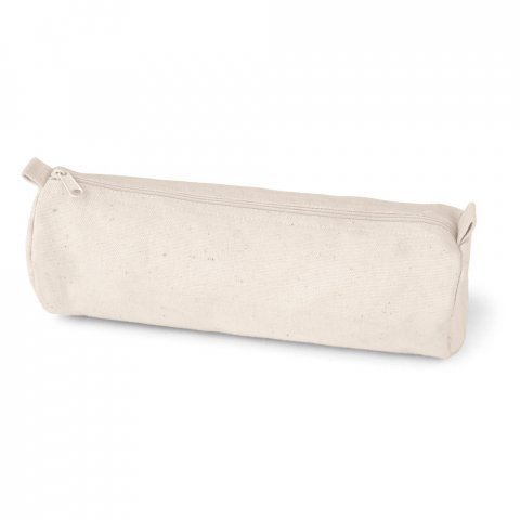 SCHOOLI. Schreibetui aus 100% Canvas-Baumwolle (290 g/m&sup2;) - Naturhell