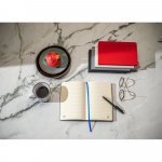 CAMPUS. A5 notesbog hardcover i PU (35% genvundet) med linjeret sider 100 % genbrug