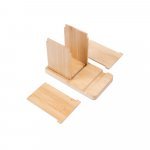 ERWIN. Schreibtischset mit Handyhalter und Becher - Natur