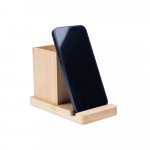 ERWIN. Schreibtischset mit Handyhalter und Becher - Natur