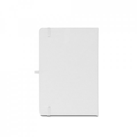 ANNE SUB. Quaderno A5 in poliestere riciclato (100% rPET) 300D, ideale per la personalizzazione tramite sublimazione - Bianco