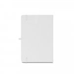 ANNE SUB. Quaderno A5 in poliestere riciclato (100% rPET) 300D, ideale per la personalizzazione tramite sublimazione - Bianco