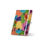 ANNE SUB. Quaderno A5 in poliestere riciclato (100% rPET) 300D, ideale per la personalizzazione tramite sublimazione - Bianco