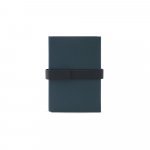 SANDERSON. A5 notesbog i PU (50% genvundet materiale) med 2 forskellige blokke , 1 med linjer 1 med blanke sider - Bl&aring;