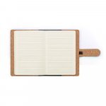 FIELDING. Cartellina A5 in sughero e poliestere riciclato
(100% rPET) con blocco note rimovibile - Naturale