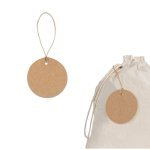 LABEL ROUND. Rund etikett tillverkad av 100 % &aring;tervunnet papper (700 g/m&sup2;)
