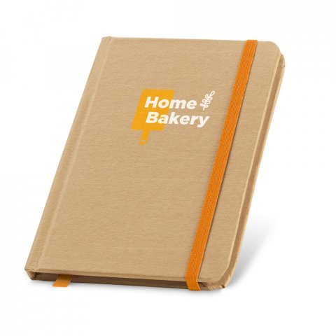 FLAUBERT. Bloc-notes de poche avec pages en papier - Orange