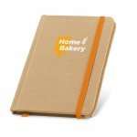 FLAUBERT. Bloc-notes de poche avec pages en papier - Orange