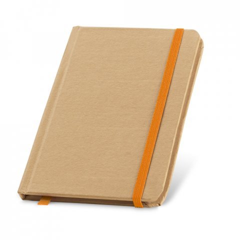 FLAUBERT. Bloc-notes de poche avec pages en papier - Orange