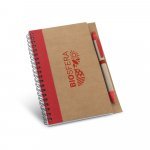 ASIMOV. Bloc-notes B6 avec pages non lign&eacute;es - Rouge