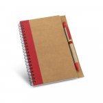 ASIMOV. Bloc-notes B6 avec pages non lign&eacute;es - Rouge