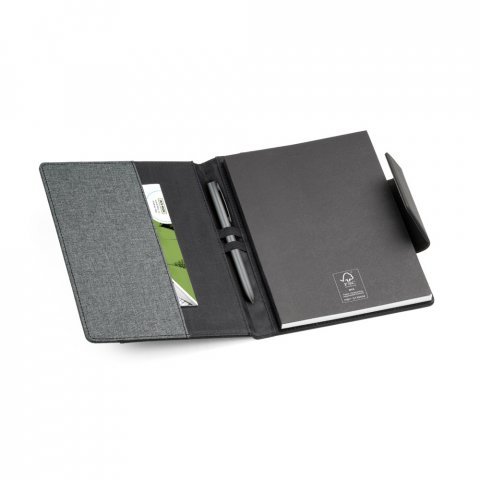 RUSSEL. Mapa cu notepad A5 cu pagini simple - Gri