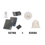 RUSSEL. A5 notesbog med Pu og polyester cover med sider produceret