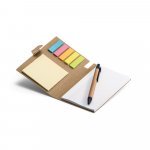 COOPER. Carnet de notes adh&eacute;sif, 6 types de feuilles autocollantes - Naturel
