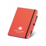 SHAW. Ball pen and A5 notepad set - Red