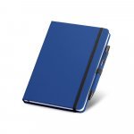 SHAW. Ball pen and A5 notepad set - Royal blue