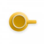 CINANDER. Keramick&yacute; hrnek s leskl&yacute;m povrchem, 370 ml - Žlut&aacute;