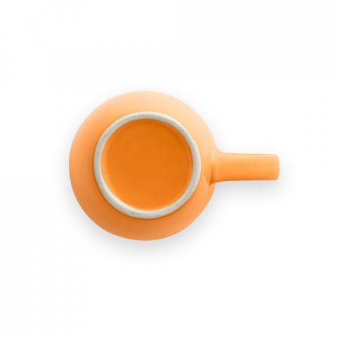 CINANDER. Keramick&yacute; hrnek s leskl&yacute;m povrchem, 370 ml - Oranžov&aacute;