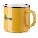 VERNON. Ceramic mug 340 mL - Yellow