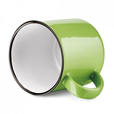 VERNON. Ceramic mug 340 mL - Light green
