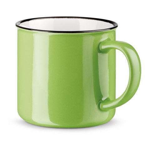 VERNON. Ceramic mug 340 mL - Light green