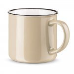 VERNON. Ceramic mug 340 mL - Beige
