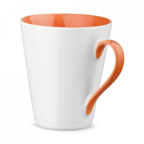 COLBY. Cana ceramica 320 mL - Portocaliu