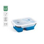 DILL. Lunch Box. Wysuwane hermetyczne pudełko wykonane z silikonu i PP (480 i 760 mL)