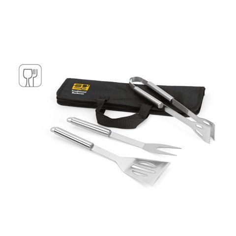 SOARES. Grill - Set aus Edelstahl 3-teilig bestehend