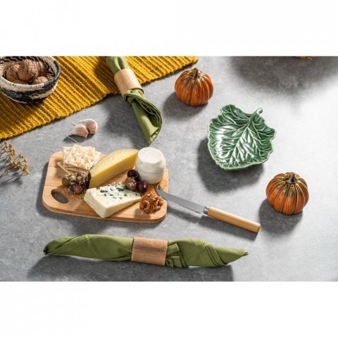 CAPPERO. Planche et couteaux &agrave; fromage