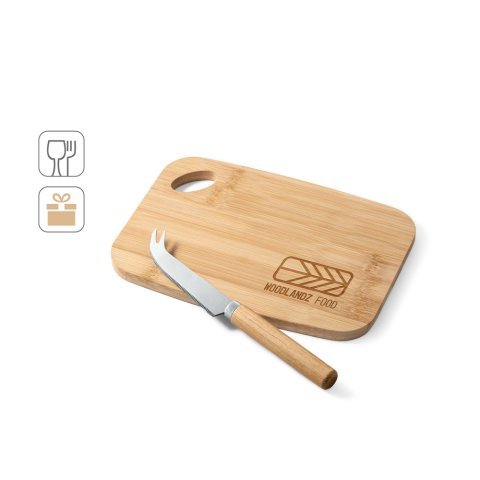 CAPPERO. Tagliere con coltello per formaggi