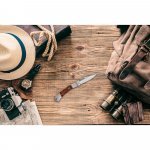 FALCON II. N&oacute;ż kieszonkowy, stal nierdzewna i drewno